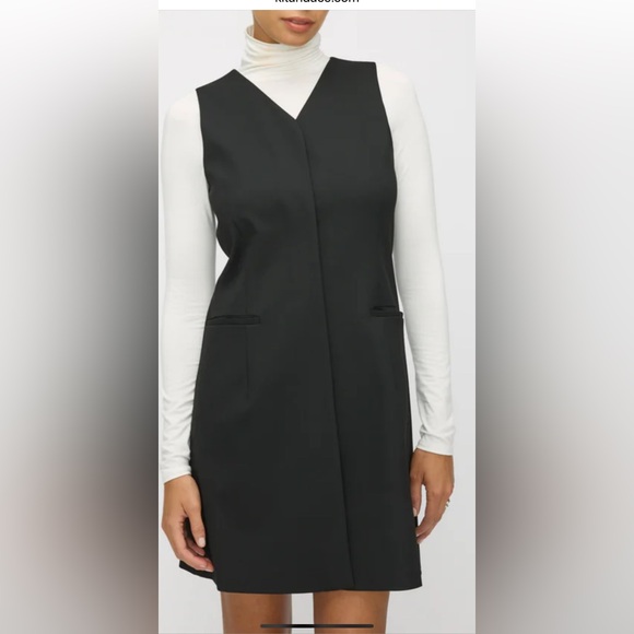 Eileen Fisher black Midi Dress size XL NWOT - Picture 9 of 12